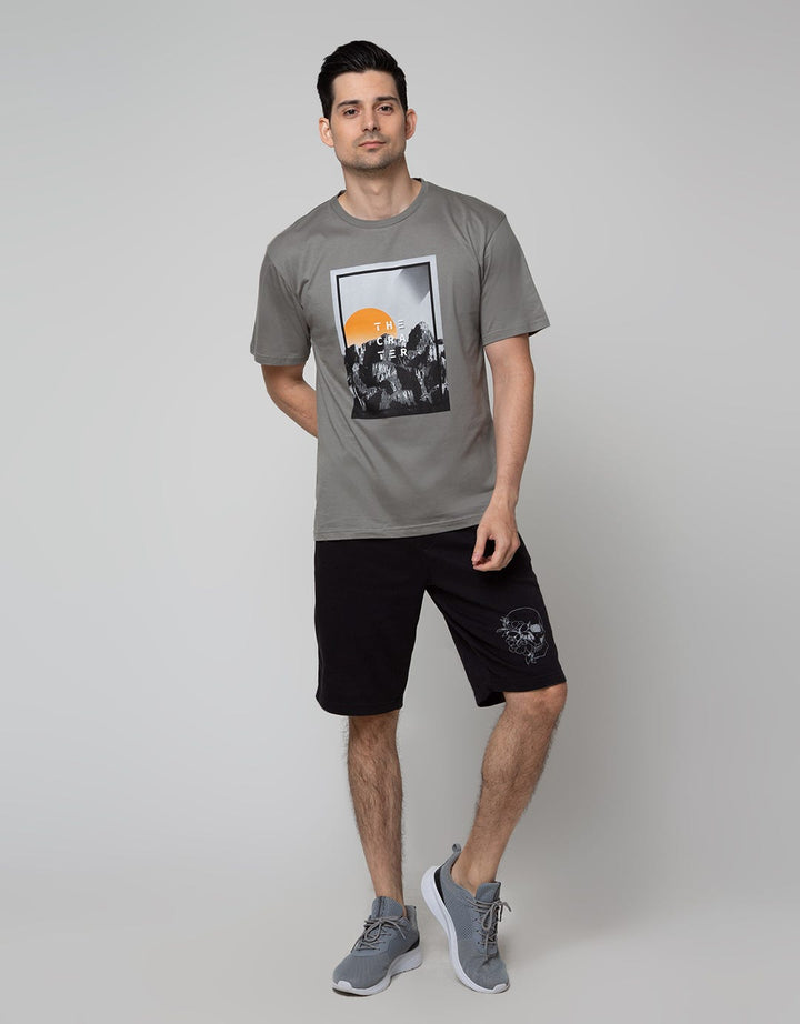 Nevada Short Pants Knit Skull Print