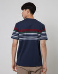 Cole Stripe Fider Kaos Casual Pria