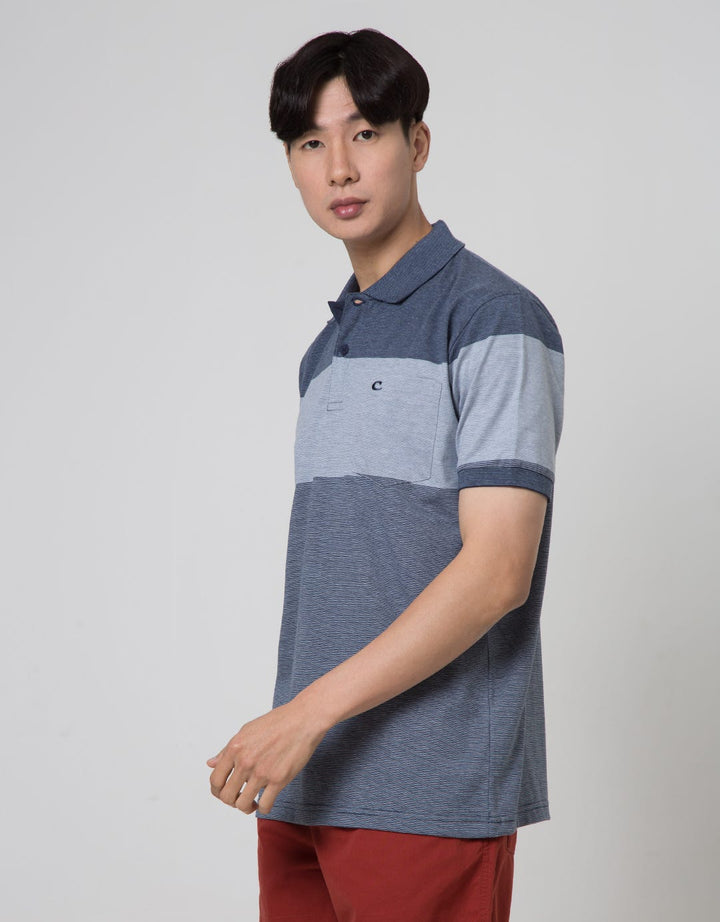 Cole Stripe Two Polo Shirt Pria