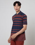 Cole Stripe Comb Polo Shirt Men