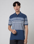 Cole Chest Block Polo Shirt Pria