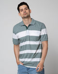 Cole Short Sleeve Polo Shirt Stripe Engineering