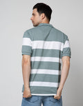 Cole Short Sleeve Polo Shirt Stripe Engineering