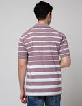 Cole Short Sleeve Polo Shirt Stripe Engineering Mix