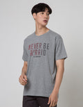 Cole Never Afraid Kaos Kasual Pria