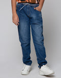 Nevada Denim Pants Wrinkle Rib Marbling Washing