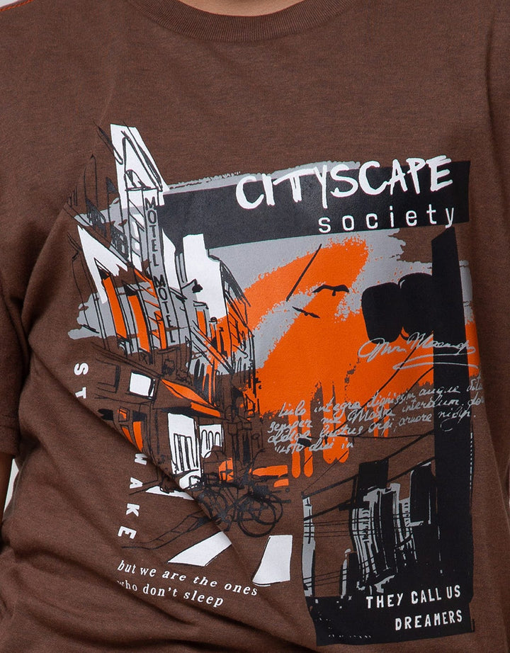 Nevada Short Sleeve T-Shirt Print City Art Casual