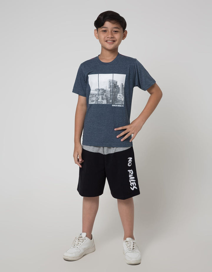 Nevada Short Sleeve T-Shirt Print Brooklyn Building