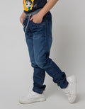 Nevada Pants Denim Rib Washing
