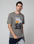Details Short Sleeve T-Shirt R Neck Tencel Print
