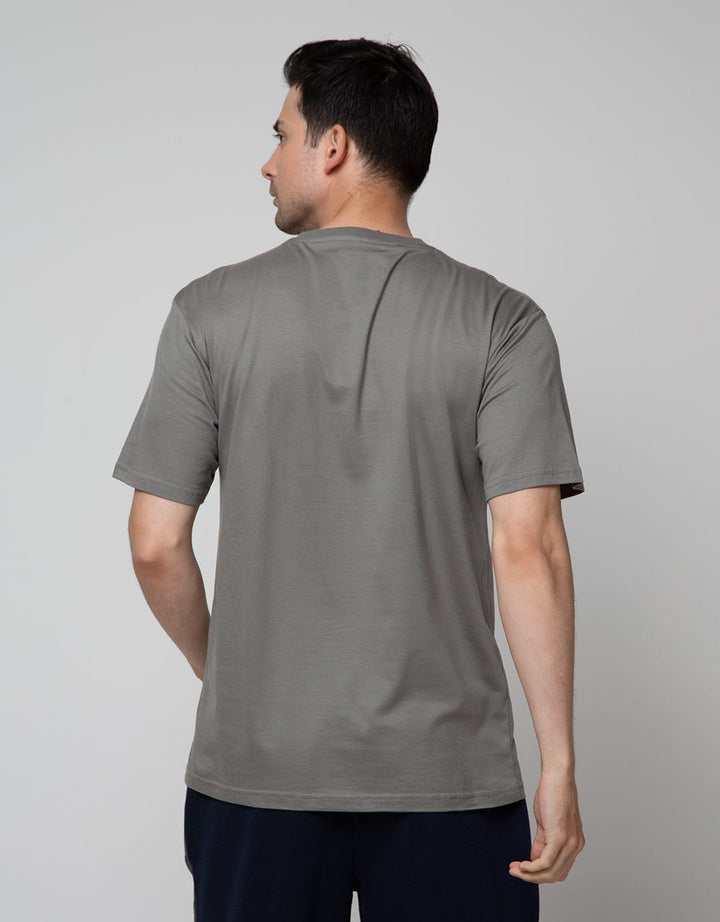Details Short Sleeve T-Shirt R Neck Tencel Print