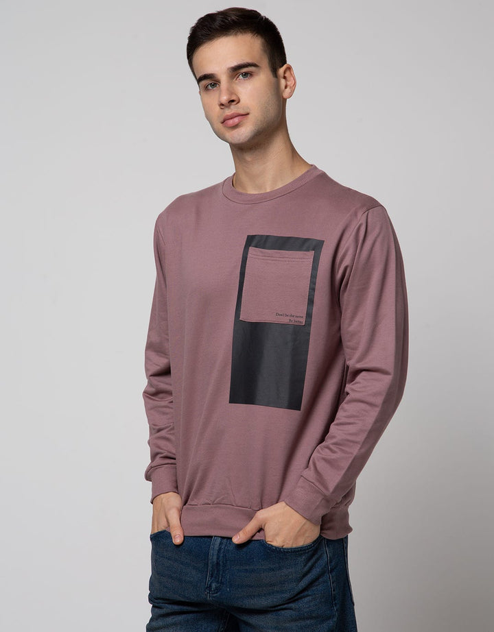 Details Long Sleeve Sweatshirt Jumper Tencel Print
