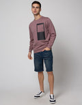 Details Long Sleeve Sweatshirt Jumper Tencel Print