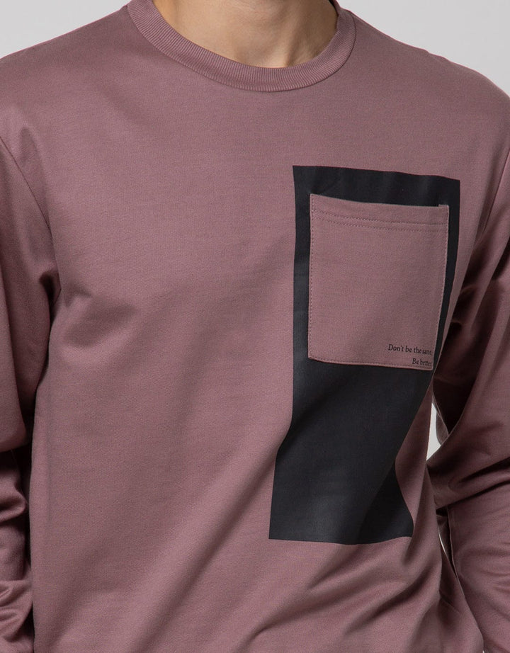 Details Long Sleeve Sweatshirt Jumper Tencel Print