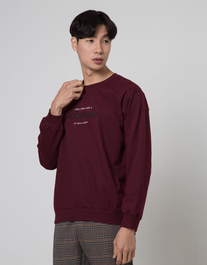 Details Sweatshirt Jumper Emboss Isi Skyscraper