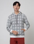 Details Jacket Hoodie Print Houndstooth