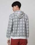 Details Jacket Hoodie Print Houndstooth