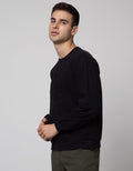 Details Long Sleeve Sweatshirt Jumper Bordir Circle Voltren Seul