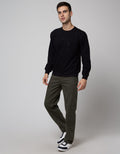 Details Long Sleeve Sweatshirt Jumper Bordir Circle Voltren Seul