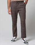 Details Long Pants Fashion Houndstooth