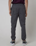 Details Jogger Fashion Cargo Knit Texture Stretch