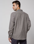 Details Long Sleeve Shirt Flannel Check