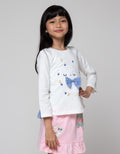 Little M Renda Tumpuk Kaos Anak Perempuan