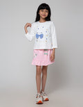 Little M Renda Tumpuk Kaos Anak Perempuan