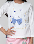 Little M Renda Tumpuk Kaos Anak Perempuan