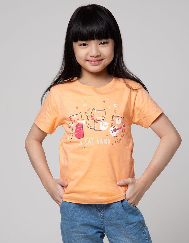 Little M Short Sleeve Midi Dress Kotak Kerah Ruffle