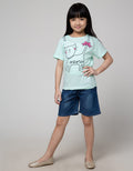 Little M Long Sleeve Midi Dress Raglan Ruffle