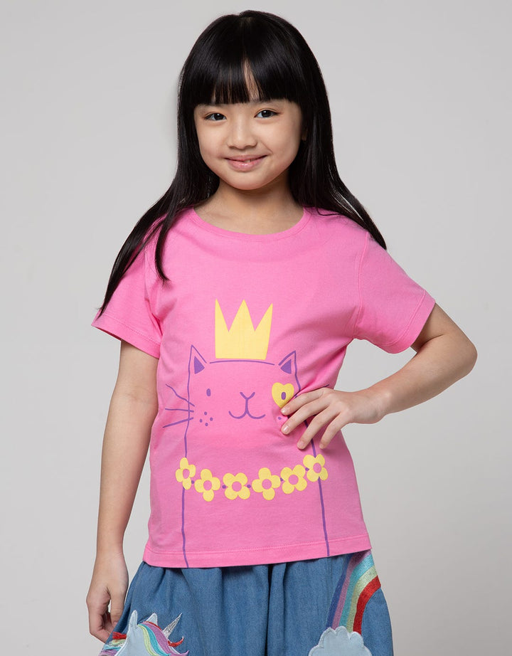 Little M Short Sleeve T-Shirt Print Valentine Mommy