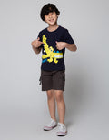Little M Short Woven Buckle Klip Dobel Rib