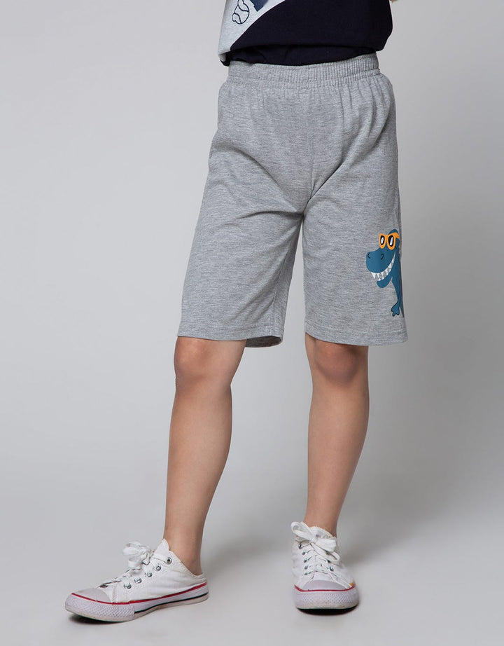 Little M Short Knit Dino