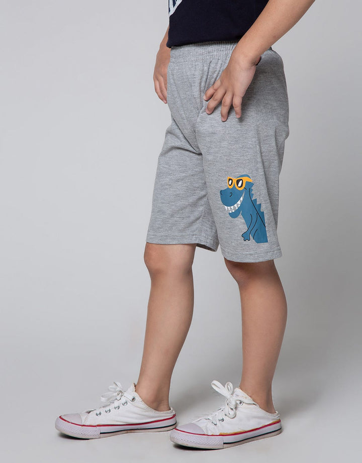 Little M Short Knit Dino