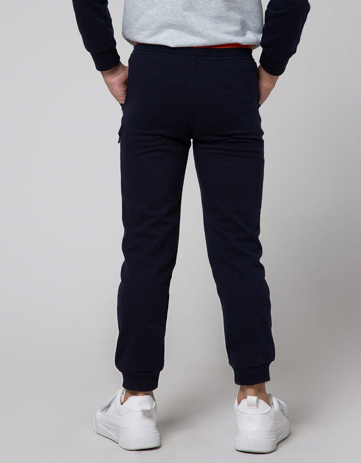Little M Jogger Terry Monster Cucuk Pinggang Rib Manset