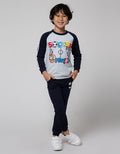 Little M Jogger Terry Monster Cucuk Pinggang Rib Manset