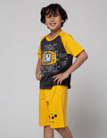 Little M Game Print Set Pakaian Anak Laki-laki