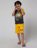 Little M Game Print Set Pakaian Anak Laki-laki