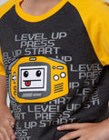 Little M Game Print Set Pakaian Anak Laki-laki