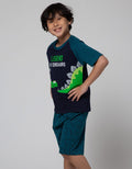 Little M Printed Raglan Set Pakaian Anak Laki-laki