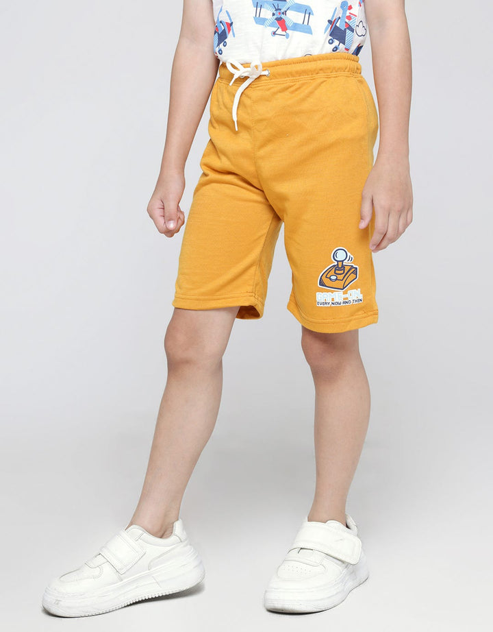 Little M Short Knit Terry Game