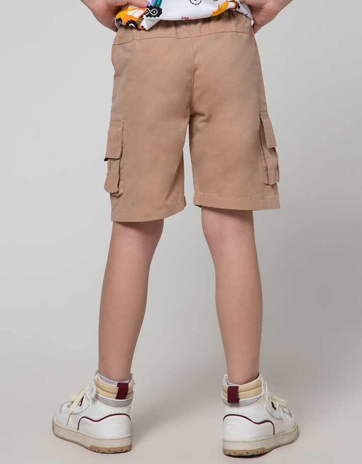 Little M Short Woven Pinggang Karet Kombinasi