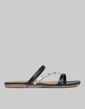 Details Textured Cross Strap Women's Sandals