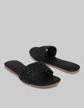 Details Slipper Sandals Braid Strap Woman