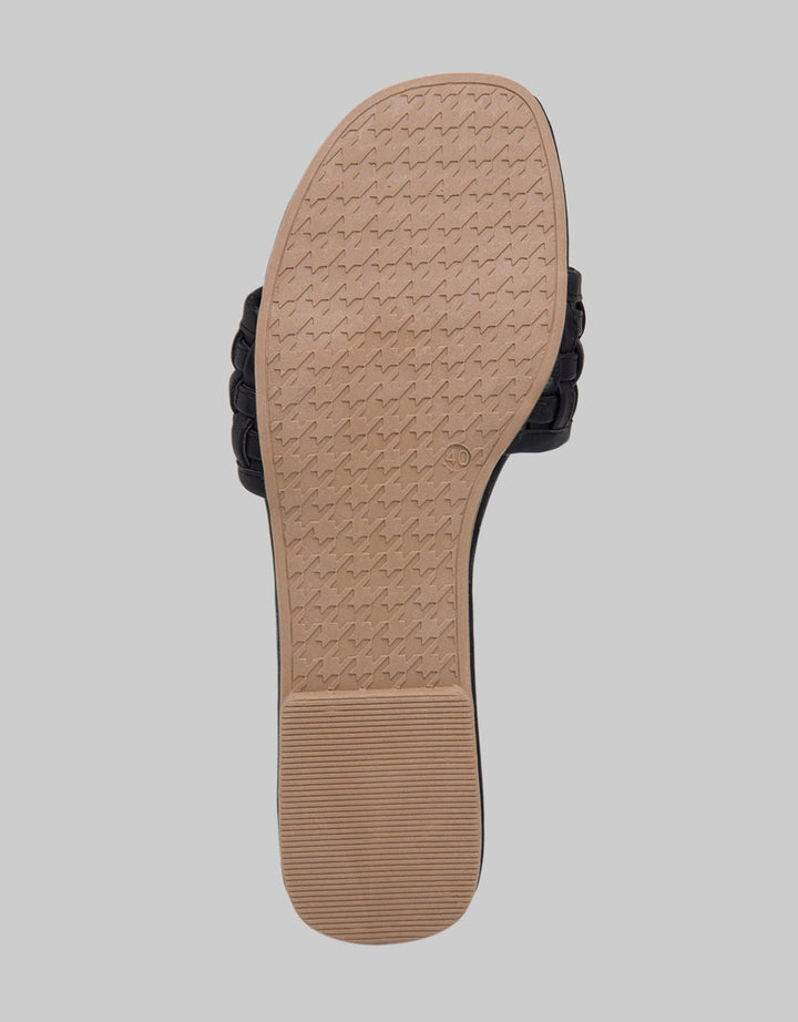 Details Slipper Sandals Braid Strap Woman