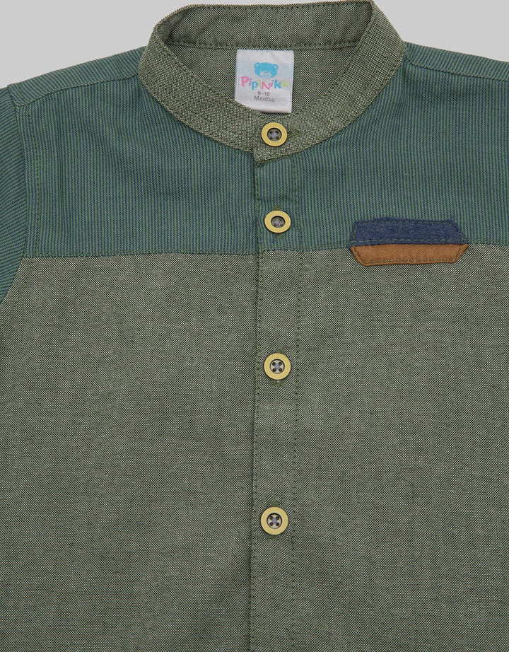 Pipiniko Short Sleeve Shirt Cns Green