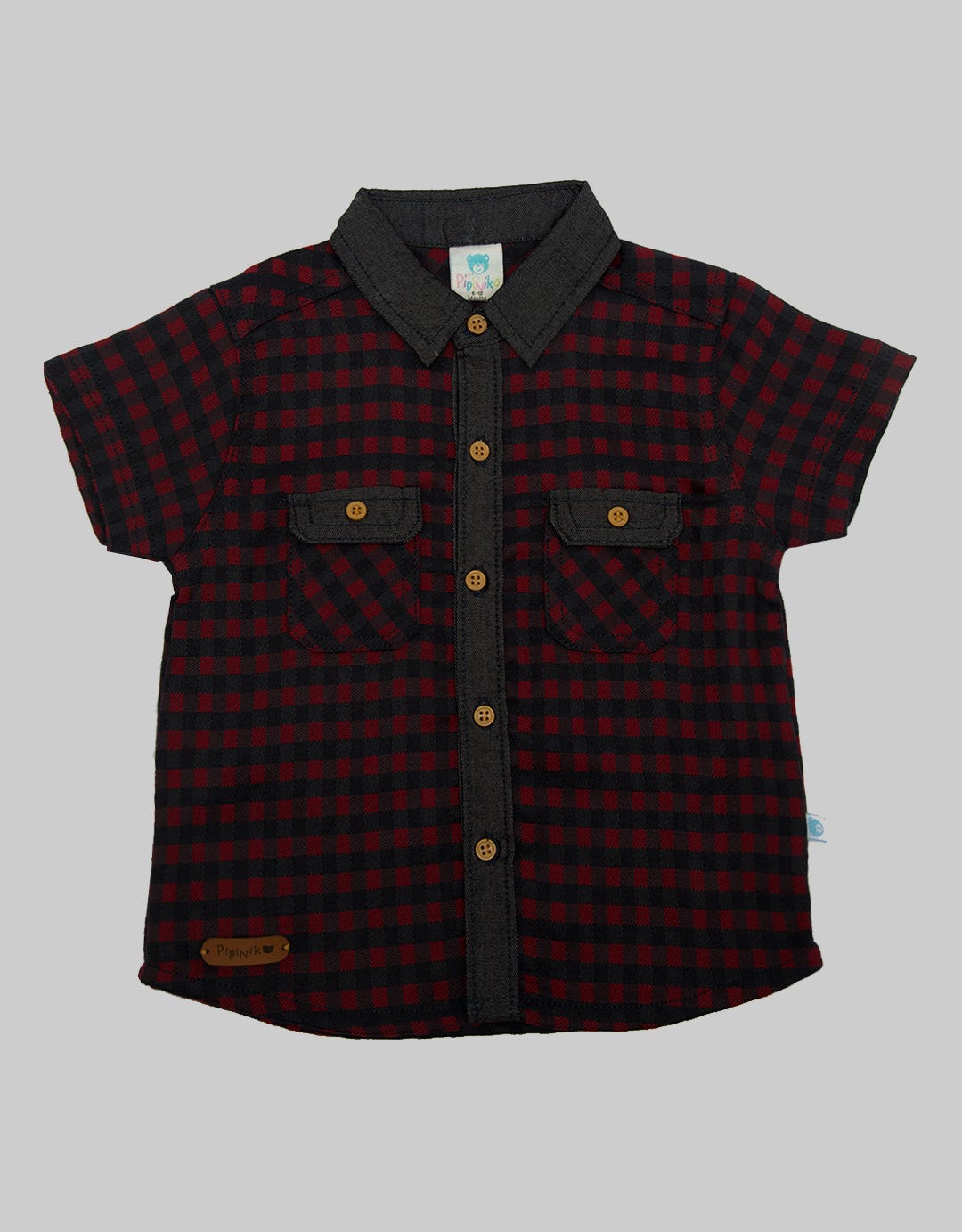 Pipiniko Two Pocket Kemeja Anak Laki-laki