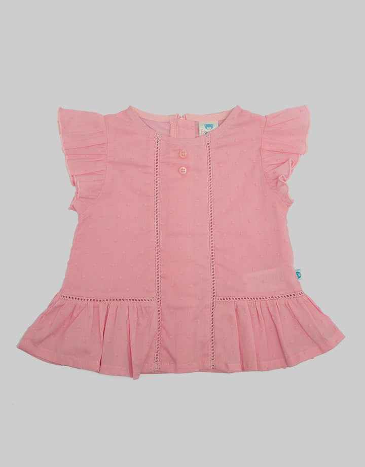 Pipiniko Short Sleeve T-Shirt Blouse Swiss Dot