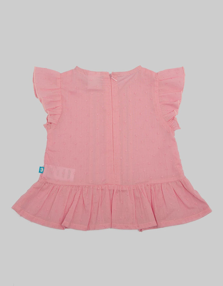 Pipiniko Short Sleeve T-Shirt Blouse Swiss Dot